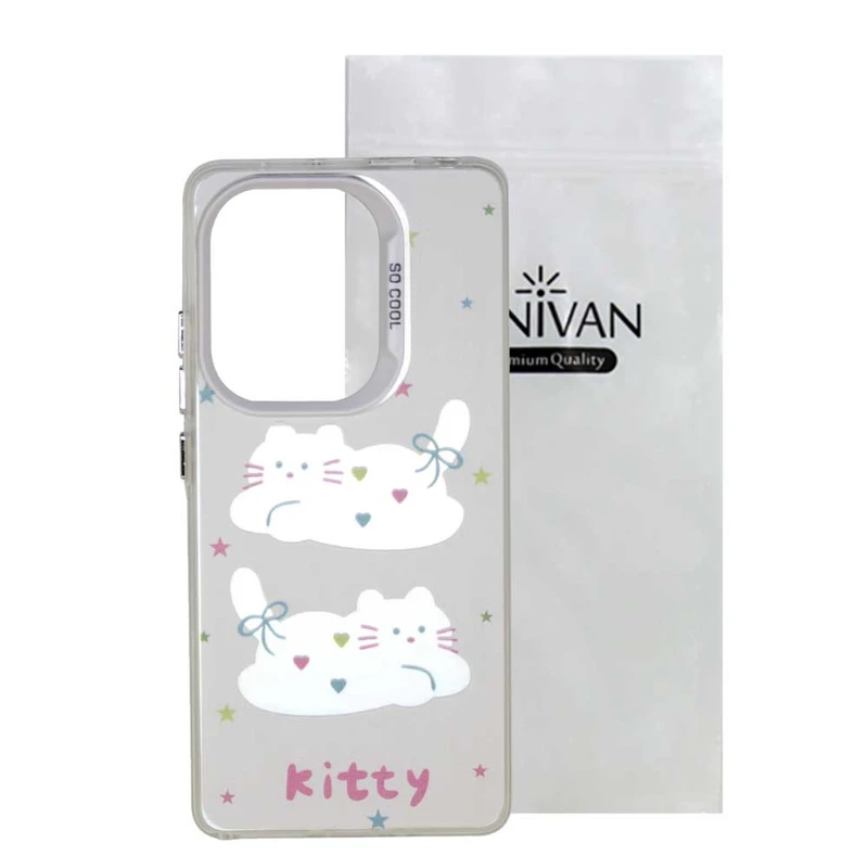 کاور سانیوان مدل فانتزی طرح گربه Kitty مناسب برای گوشی موبایل شیائومی Redmi Note 13 4G
