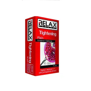 کاندوم ریلکس مدل TIGHTENING PLAIN کد R35 بسته  12 عددی