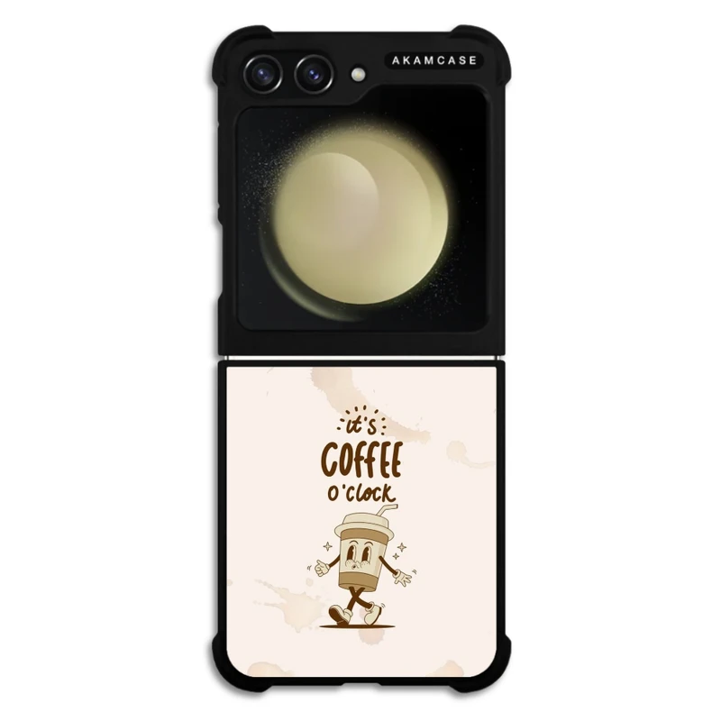 کاور آکام مدل AMC-WSGZFLIP5-COFFEE-24 مناسب برای گوشی موبایل سامسونگ Galaxy Z Flip 5