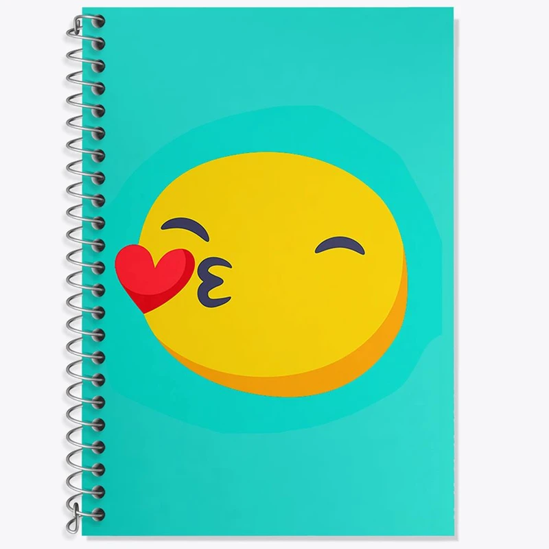 دفتر لغت 50 برگ خندالو مدل ایموجی Emoji کد 3015