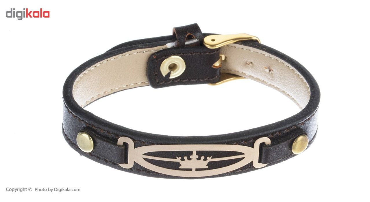 دستبند طلا 18 عیار مردانه مایا ماهک مدل MB0675 -  - 2