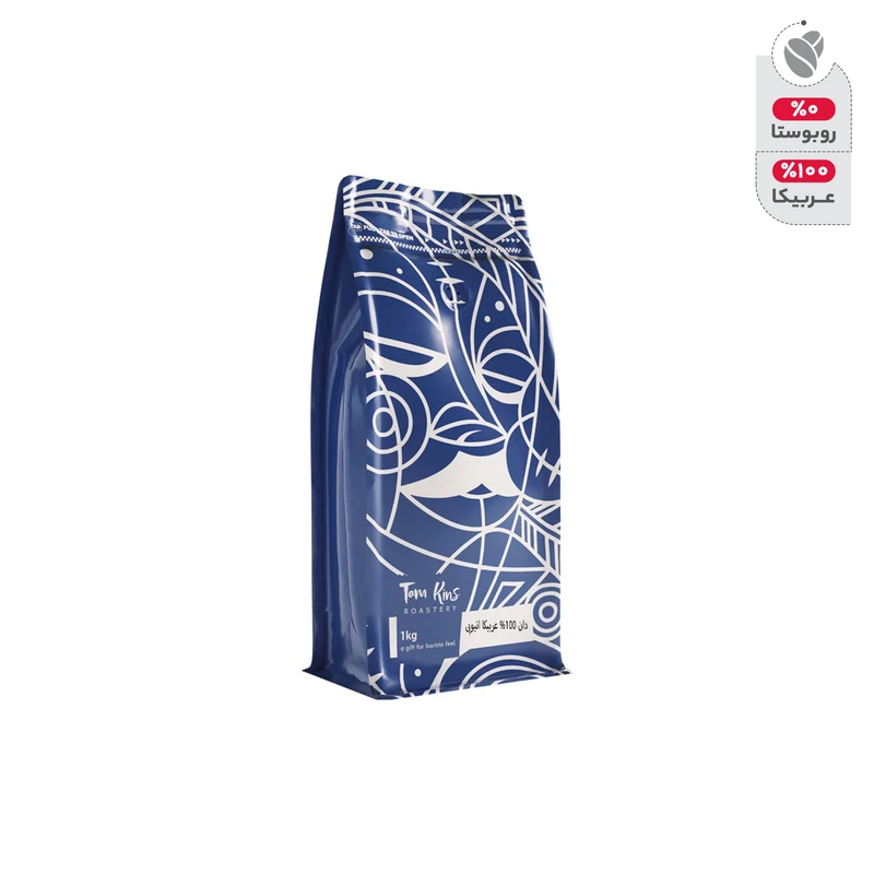 دانه قهوه عربیکا اتیوپی سینگل اورجین تام‌ کینز - 1000 گرم