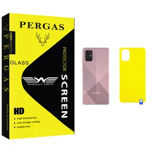 Waily Nice Pergas Glass Back Protector For Samsung سامسونگ Galaxy A71