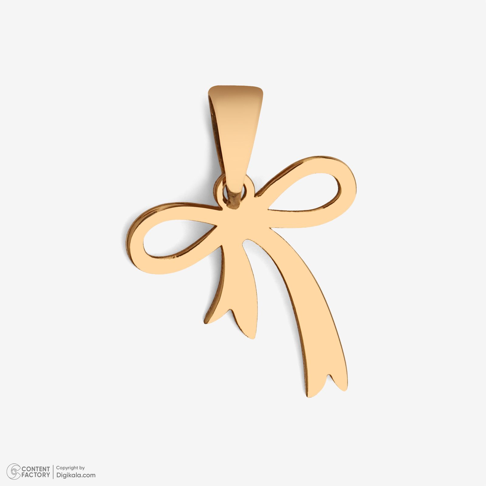 نیم ست طلا 18 عیار زنانه سایا گلد مدل پاپیون ns27 -  - 3