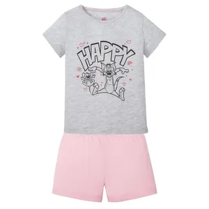 ست تی شرت و شلوارک دخترانه لوپیلو مدل 8806616