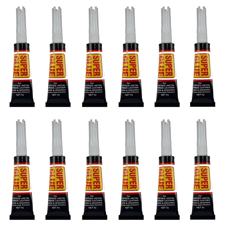 چسب قطره ای سوپرگلو بسته 12 عددی