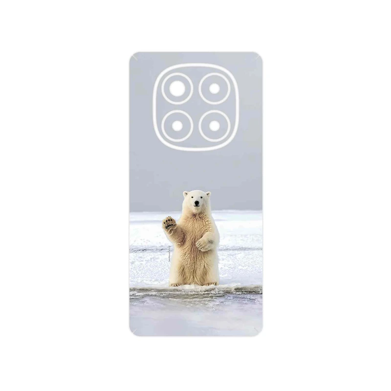 برچسب پوششی ماهوت مدل Polar_bear مناسب برای گوشی موبایل شیائومی Redmi Note 14 Pro 4G