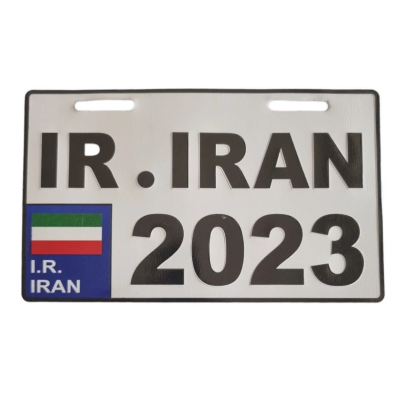 پلاک موتورسیکلت طرح IRAN-2023