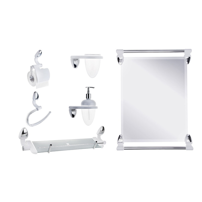 ست سرویس بهداشتی سنی پلاستیک مدل Eco Satin