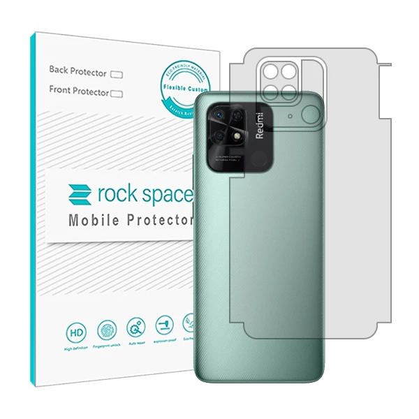 محافظ پشت گوشی شفاف راک اسپیس مدل HyGEL مناسب برای گوشی موبایل شیائومی Redmi 10c