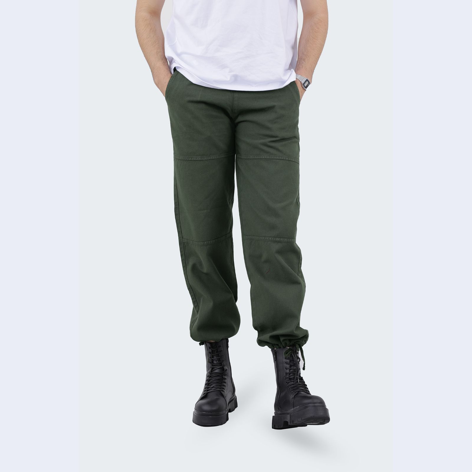 شلوار مردانه پاتن جامه مدل دمپا گت 101221020261557 رنگ سبز -  - 2