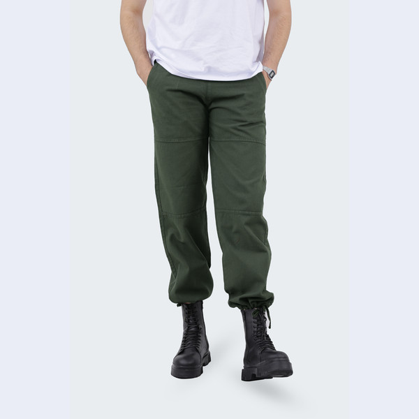 شلوار مردانه پاتن جامه مدل دمپا گت 101221020261557 رنگ سبز