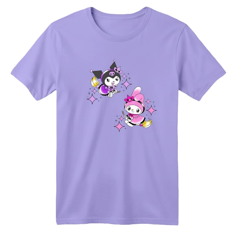 تی‌شرت آستین کوتاه لانگ یقه گرد بچگانه مدل ملودی و کرومی کد 3