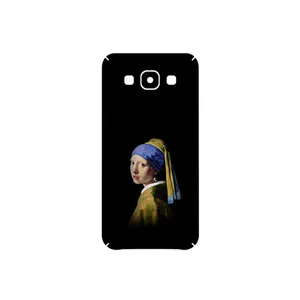 MAHOOT Girl with a Pearl Earring of Vermeer Cover Sticker for Samsung Galaxy E5