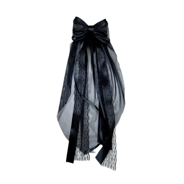 گیره مو دخترانه مدل پاپیون مجلسی بلند کد 2080