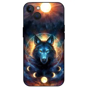 Megafone Wolf and Moon 8006 Cover For Apple iPhone 13