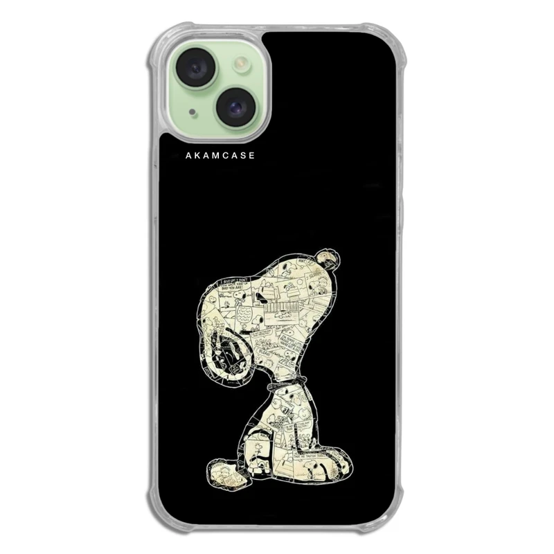کاور آکام مدل AMCWTA15PLUS-SNOOPY10 مناسب برای گوشی موبایل اپل iPhone 15 Plus