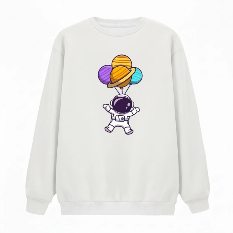 سویشرت زنانه مدل فضانورد کد v19 