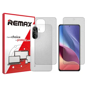 Remax Resistant model matte screen protector suitable for Xiaomi Redmi K40 mobile phone along with the back protector