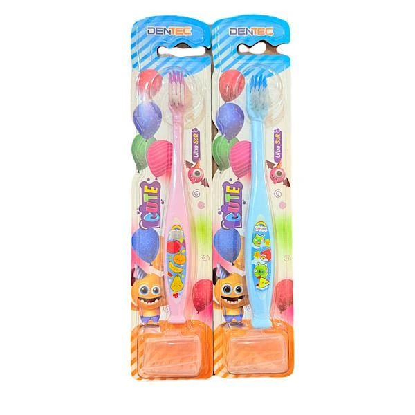 مسواک دن تک مدل cute با برس خیلی نرم بسته 2عددی