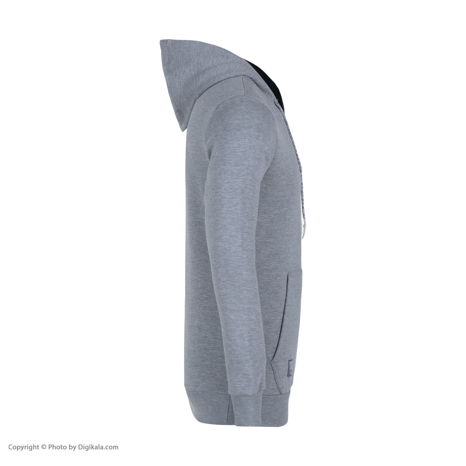 هودی مردانه باینت کد 606-14 رنگ طوسی -  - 3