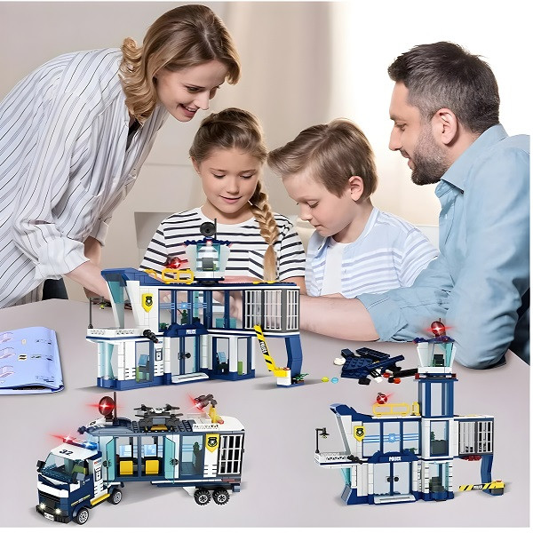 ساختنی  699 قطعه فارنج مدل ایستگاه پلیس طرح سیتی کد FC 3322