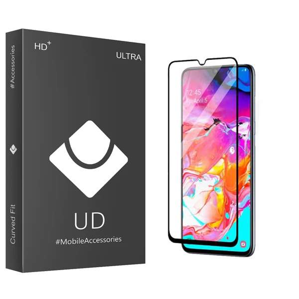 محافظ صفحه نمایش شیشه ای یو دی مدل ULTRA مناسب برای گوشی موبایل سامسونگ Galaxy A70