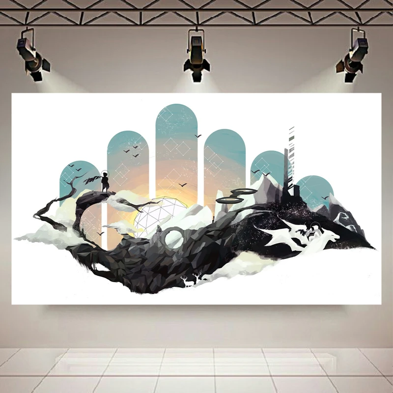 تابلو شاسی طرح فانتزی مدل Art کد AR8010