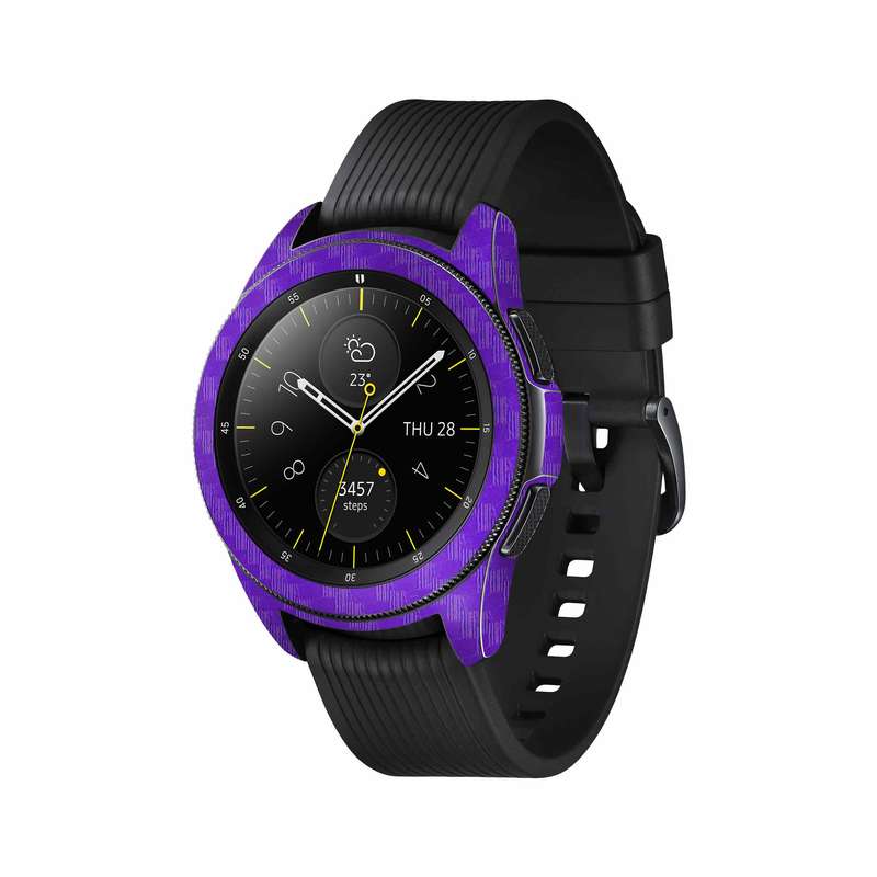 برچسب ماهوت طرح Purple-Fiber مناسب برای ساعت هوشمند سامسونگ Galaxy Watch 42mm
