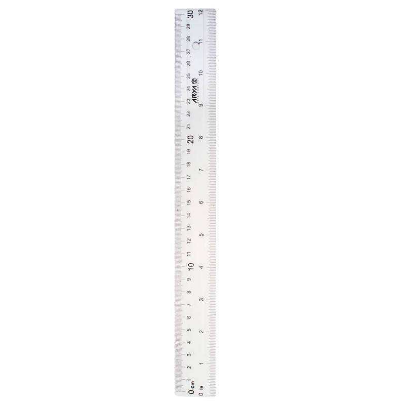 خط کش 30 سانتی متری آریا کد 8031 بسته 48 عددی