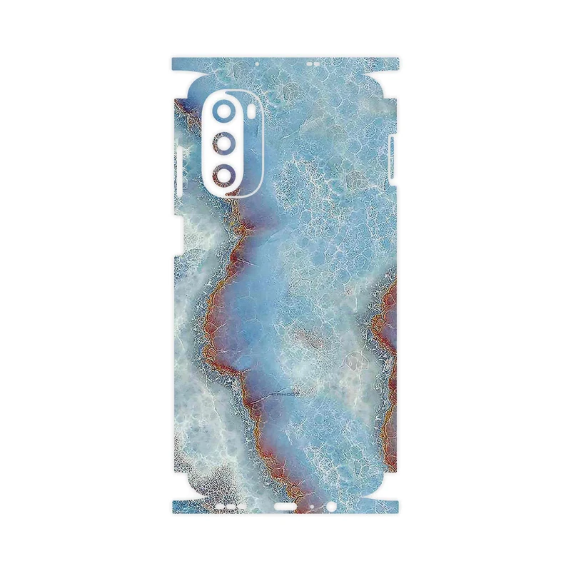 برچسب پوششی ماهوت مدل Blue_Ocean_Marble-FullSkin مناسب برای گوشی موبایل موتورولا Moto G52