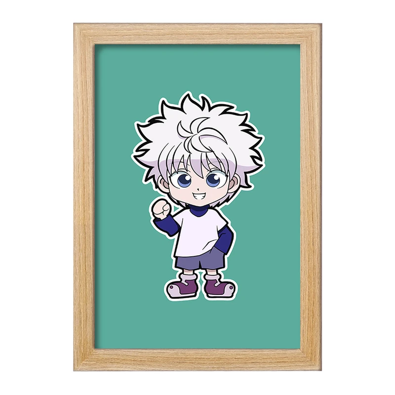 تابلو خندالو مدل کیلوا زولدیک انیمه هانتر ایکس هانتر Hunter × Hunter  کد 10741