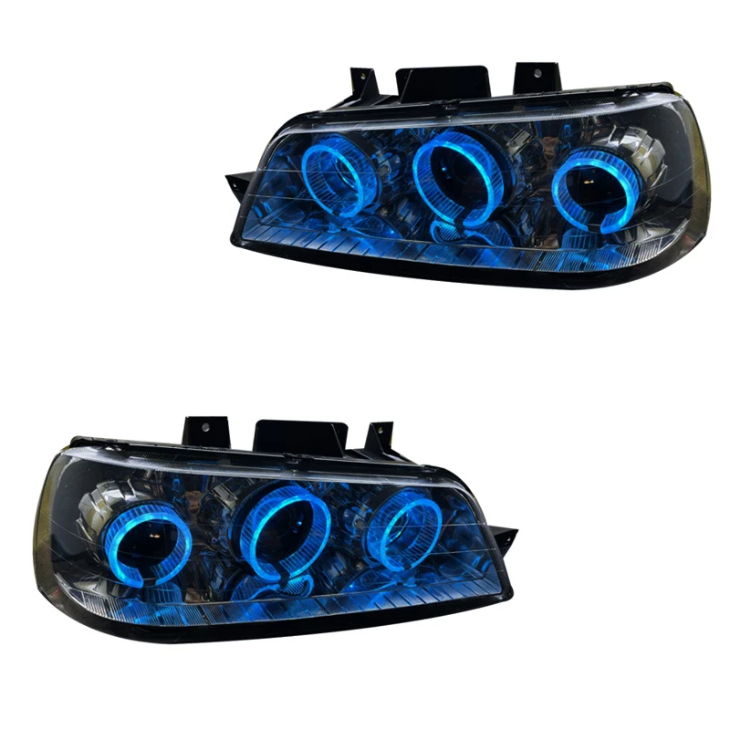 چراغ جلو خودرو گروه پژوهش صنعت مدرن مدل 3D-R3-Ice مناسب برای پژو 405 SLX بسته دو عددی