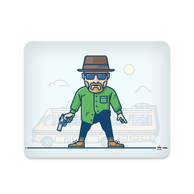 ماوس پد شادیت مدل برکینگ بد کد1019 سایز 24*19 سانتی متر