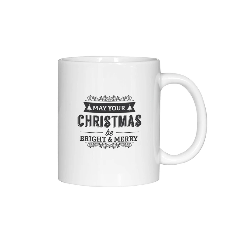 ماگ ژالینو طرح تبریک کریسمس و سال نو میلادی کد 001