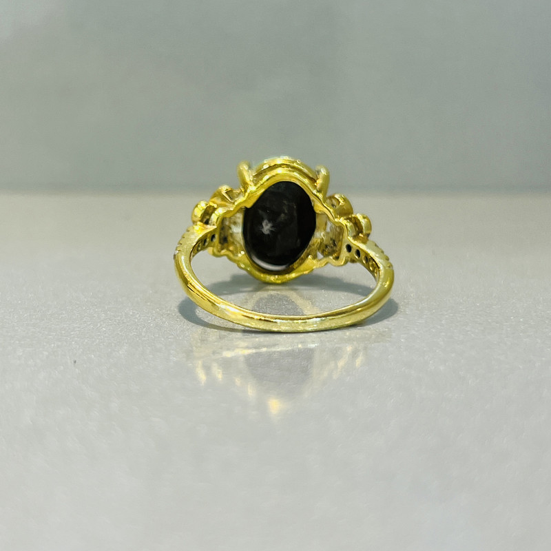 انگشتر نقره زنانه مدل چهار چنگ فیروزه نیشابوری کد 3-24