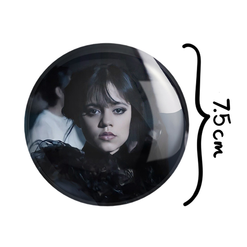 آینه جیبی خندالو طرح ونزدی Wednesday مدل تاشو کد 22048