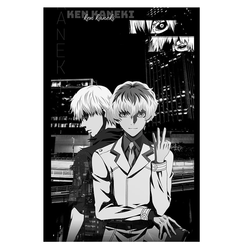 پوستر مدل کانکی Kaneki طرح انیمه توکیو غول Tokyo ghoul کد 529