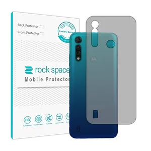 Transparent Rockspace HyGEL phone back protector suitable for Motorola G8 Power Lite mobile phone