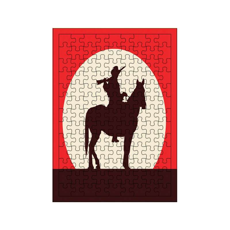 پازل 117 تکه مدل وسترن کد 125