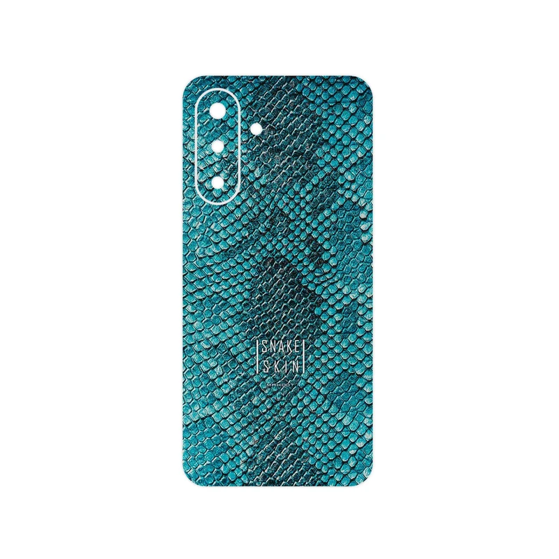 برچسب پوششی ماهوت مدل Blue Snake Skin مناسب برای گوشی موبایل سامسونگ Galaxy A17 4G