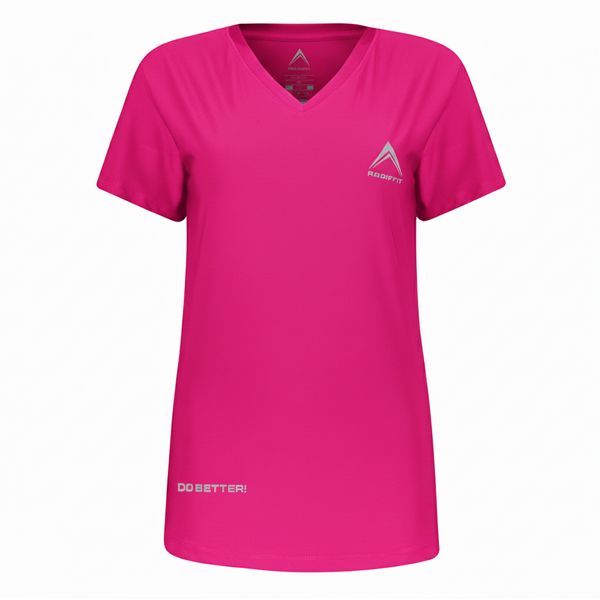 تی شرت  ورزشی آستین کوتاه زنانه رادیس فیت مدل TS002-Power