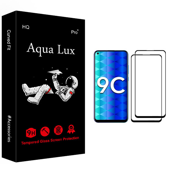 محافظ صفحه نمایش آکوا لاکس مدل +Pro مناسب برای گوشی موبایل آنر 9C بسته دو عددی