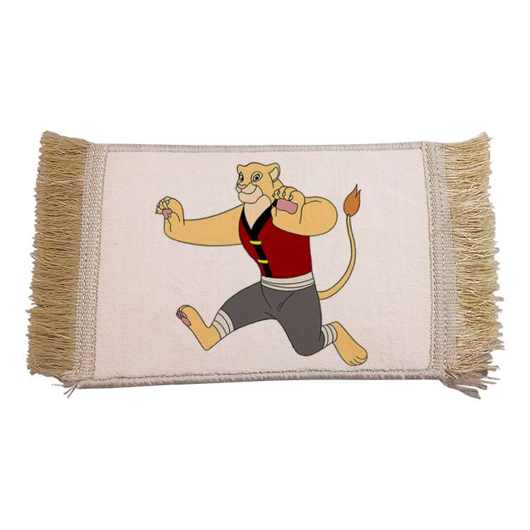 فرش ماشینی دیوارکوب مدل پاندا کونگ فو کار کد 94