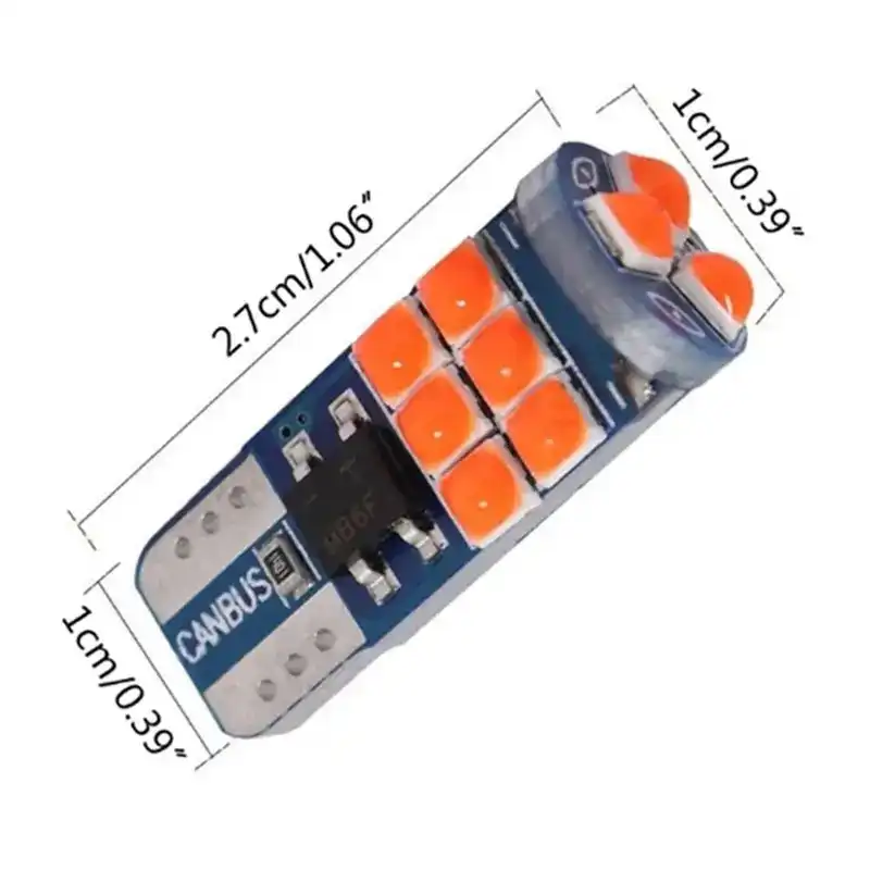 لامپ سکن خودرو اچ اف دی طرح 15SMD کد3030  بسته دو عددی