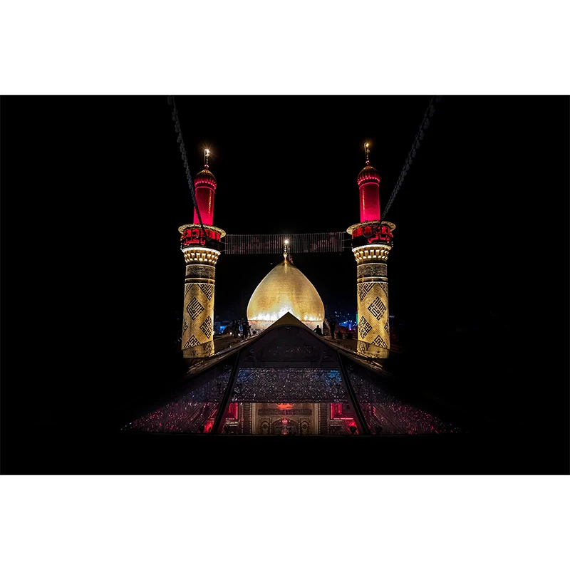 تابلو شاسی مدل کربلا گنبد منور حرم حضرت ابالفضل (ع) کد 09
