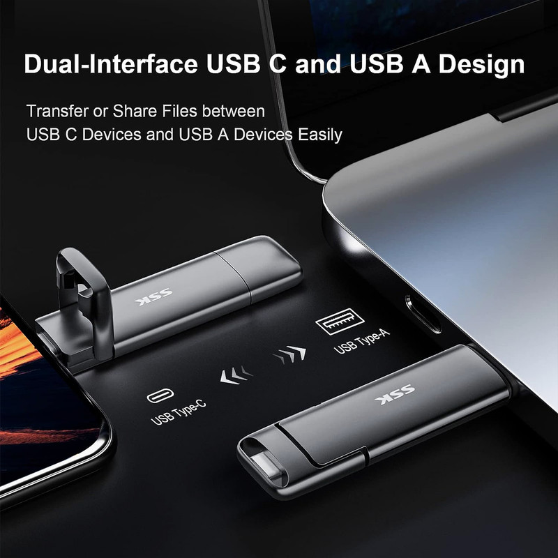 فلش مموری اس اس کا مدل SD301 SSD DRIVE USB3.2 GEN2 ظرفیت 1 ترابایت