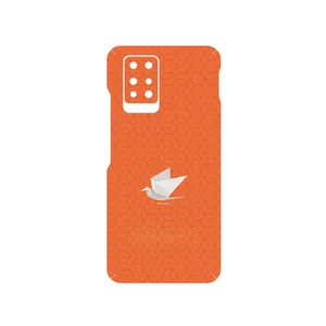 MAHOOT Minimalist origami bird Cover Sticker for Infinix Note 10 Pro