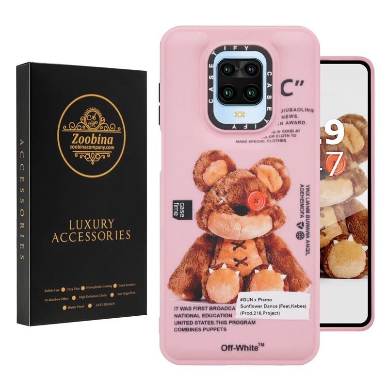 کاور زوبینا مدل Teddy مناسب برای گوشی موبایل شیائومی Redmi Note 9S / 9 Pro