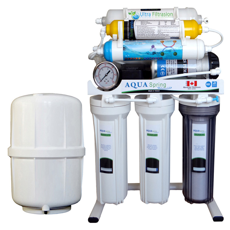 دستگاه تصفیه کننده آب آکوآ اسپرینگ مدل NF3600 به همراه فیلتر مدل 01 مجموعه 4 عددی